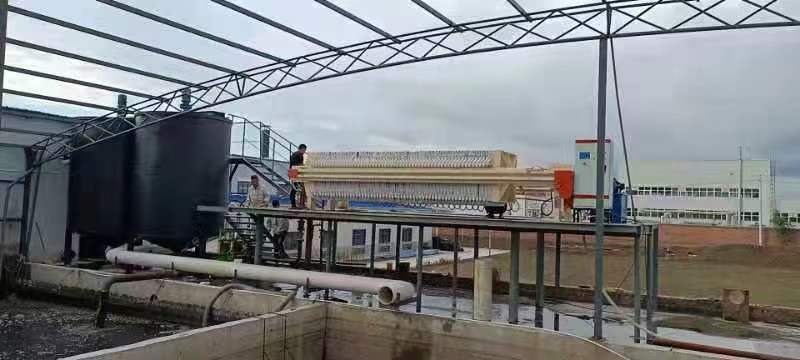 隔膜壓濾機安裝圖片 隔膜壓濾機安裝圖片